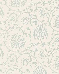 SARANA VINE WATER BLUE by  Schumacher Wallpaper 