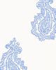 Schumacher Wallpaper MADRAS PAISLEY DELFT