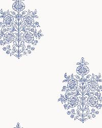 ASARA FLOWER DELFT by  Schumacher Wallpaper 