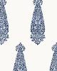 Schumacher Wallpaper KATARA PAISLEY DELFT