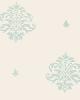 Schumacher Wallpaper MAYLA DAMASK WATER BLUE