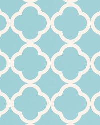 MORROCO AZURE by  Schumacher Wallpaper 