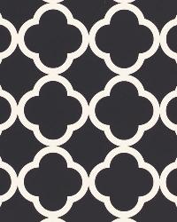 MORROCO BLACK by  Schumacher Wallpaper 