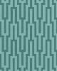 Schumacher Wallpaper METROPOLITAN FRET TURQUOISE