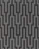 Schumacher Wallpaper METROPOLITAN FRET BLACK PEachRL