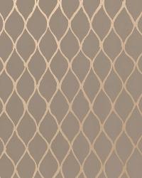 VALENCIA TAUPE / PEWTER by  Schumacher Wallpaper 