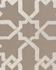 Schumacher Wallpaper CORDOBA TAUPE / SILVER