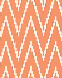 KASARI IKAT TERRA COTTA by  Schumacher Wallpaper 