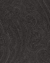 BRECKENRIDGE PAISLEY CHARCOAL by  Schumacher Wallpaper 