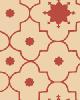 Schumacher Wallpaper TAJ TRELLIS POMEGRANATE