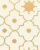 Schumacher Wallpaper TAJ TRELLIS BURNISHED GILT