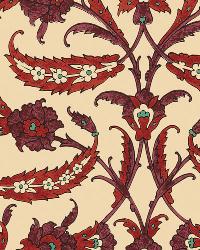 TOPKAPI POMEGRANATE by  Schumacher Wallpaper 