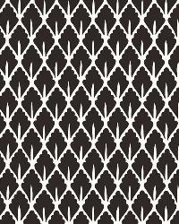 MUGHAL LEAF NOIR by  Schumacher Wallpaper 