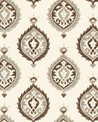 SAMOVAR SEPIA by  Schumacher Wallpaper 
