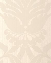 FIORELLA DAMASK PEARL by  Schumacher Wallpaper 