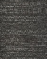 NS-7051 Graphite Black Natural Sisal Grasscloth by   