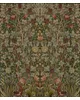 York Wallcovering Vine Embroidery Dark Green