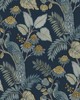 York Wallcovering Geneva Dark Blue