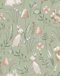 Forest Animals Sage by   