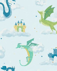 Magical Dragons Blue by   