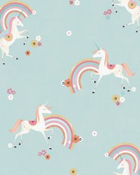 Rainbow Unicorn Blue by   
