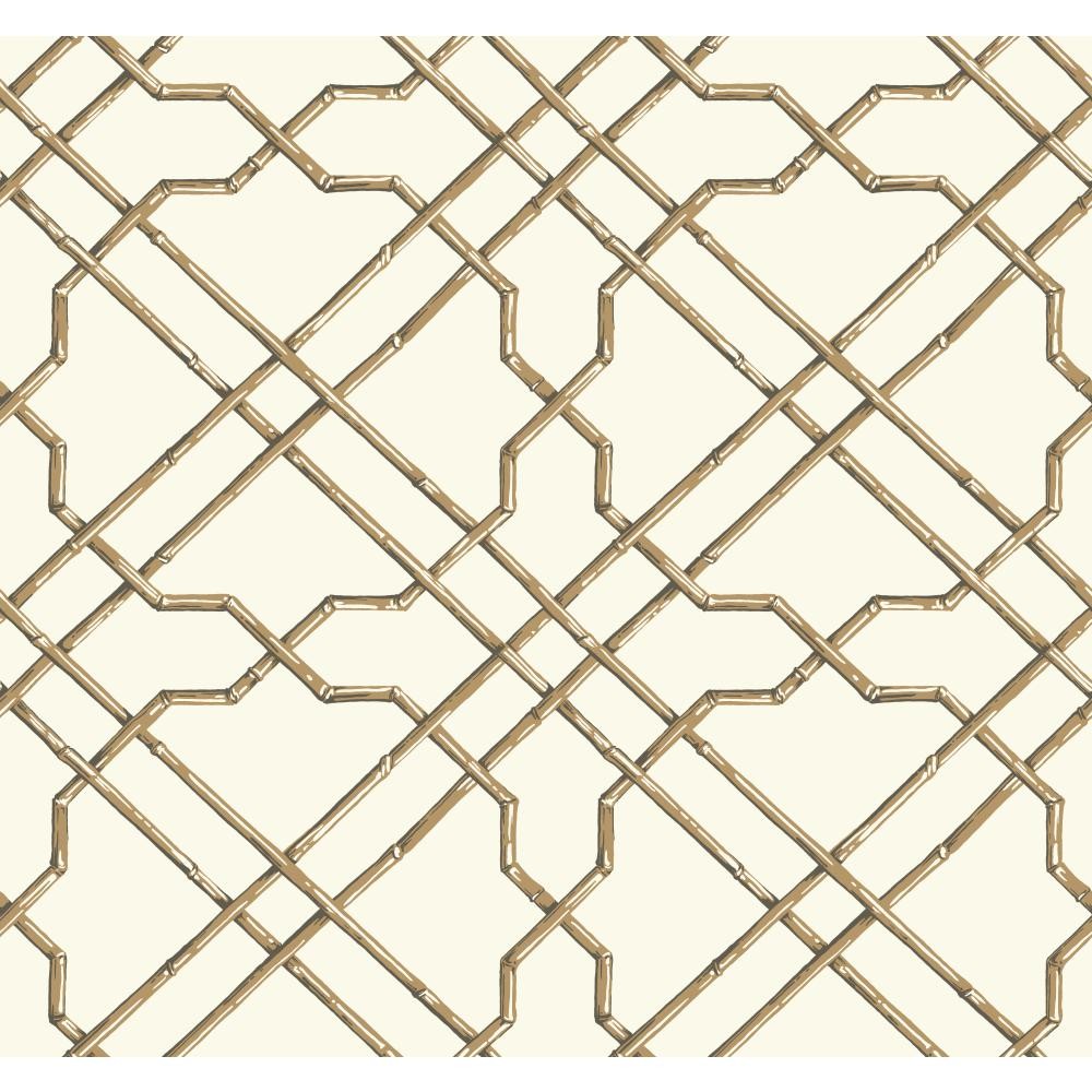 York Wallcovering Bamboo Trellis Wallpaper AT7074 Wallpaper
