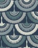 York Wallcovering Feather and Fringe Wallpaper Blue