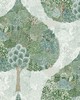 York Wallcovering Mystic Forest Wallpaper Green/Teal