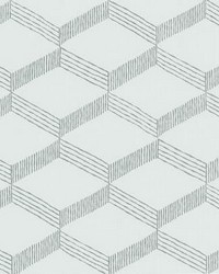 Palisades Paperweave Wallpaper White Gray by  York Wallcovering 