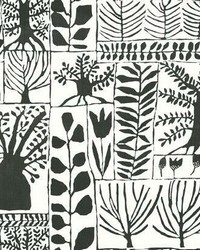 Primitive Trees Wallpaper Black White by  Kast 