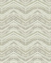 Petite Watercolor Chevron Wallpaper Cream by  Carey Lind 