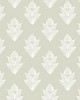 York Wallcovering Lotus Motif Wallpaper Cream/White