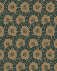 Coco Bloom Wallpaper Metallics by  Warner 