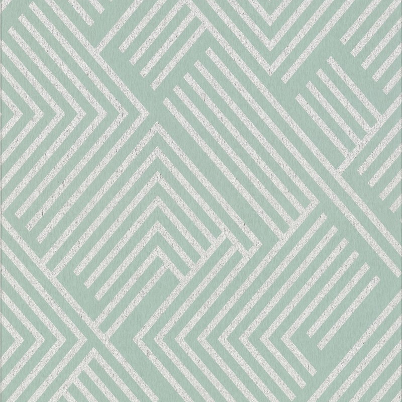 York Wallcovering Perplexing Wallpaper Mint Silver Greens Wallpaper