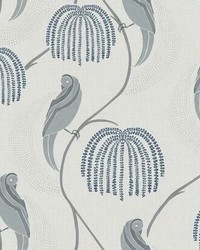 Blaise Wallpaper Blue Gray by   
