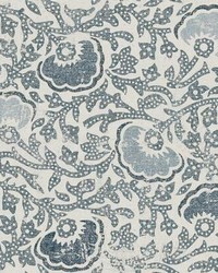 Fontaine Wallpaper Blue Gray by   
