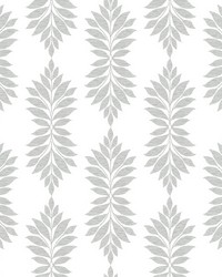 Broadsands Botanica Wallpaper Light Gray by   