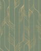 York Wallcovering Elemental Thread Green & Gold