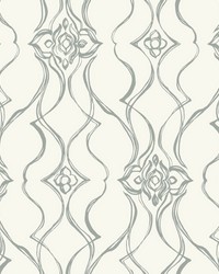 Pirouette White & Silver by   