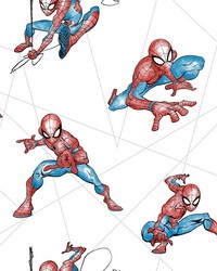 Spider-Man Fracture Wallpaper Red Blue Gray by   