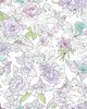 York Wallcovering Disney Princess Royal Floral Wallpaper Purple