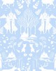 York Wallcovering Disney Frozen 2 Nordic Wallpaper Blue/Glitter