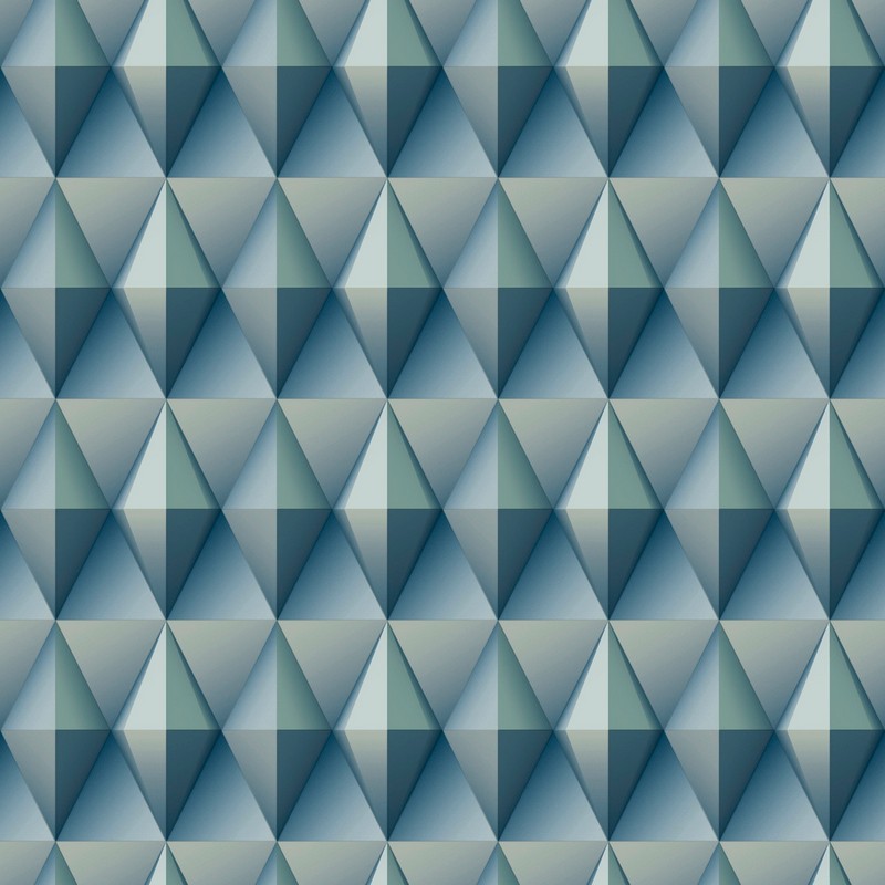 York Wallcovering Paragon Geometric Wallpaper Blue Wallpaper