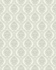 York Wallcovering Petite Ogee Wallpaper Taupe