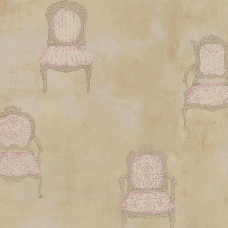 York Wallcovering Be Seated Wallpaper Wallpaper