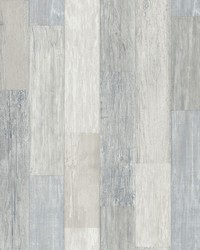 Pallet Board Wallpaper Blue by   