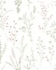 York Wallcovering Wildflower Sprigs Wallpaper Pink/Green/Gray
