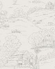 York Wallcovering Pasture Toile Wallpaper Beige/Gray