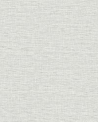 Silk Linen Weave Wallpaper Gray by   