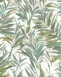 Swaying Palms Olive & Aegean by   